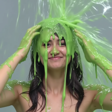 MrBloom: Green Slime Action shots