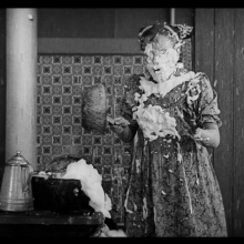 Gater: vintage TV find: messy foam scene from The Kitchen Lady (1918)