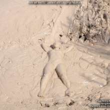 DungeonMasterOne: Maude in the Mud in leotard and leggings!