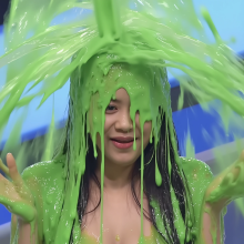 MrBloom: Green Slime Action shots