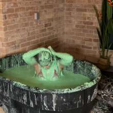 Alana SexyMessyBabes: Alana Slime Pool