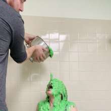 Slimed Models: Ana Green Slimed