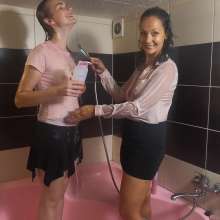 Lara_eurowam: Another Hairwash Fun after Oil This Time with Ilona--H003