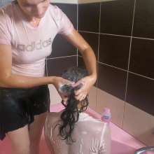 Lara_eurowam: Another Hairwash Fun after Oil This Time with Ilona--H003