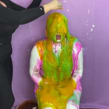 Wam Bagheera Studio: Beautiful Nicole Plays Cards Barefoot and Ends Up Trashed