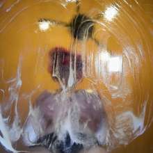 MessyCleo: Big Slippery Boobs on Glass