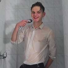 WETColours: Charles Shower with White Shirt