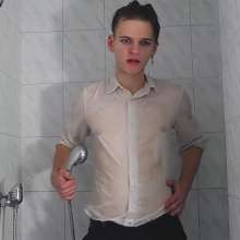 WETColours: Charles Shower with White Shirt