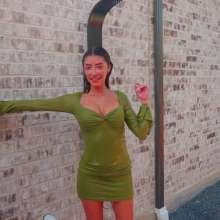 WetlookFashion: Diana Gets Wet in a Sexy Short Dress and Heels