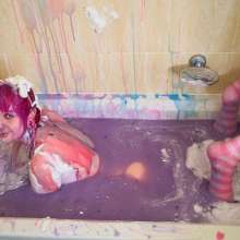 messyhot: English Raver Girl Candi Slimed for Her First Time