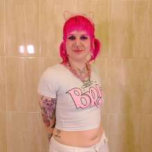 messyhot: English Raver Girl Candi Slimed for Her First Time