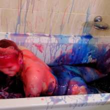 messyhot: English Raver Girl Candi Slimed for Her First Time