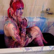 messyhot: English Raver Girl Candi Slimed for Her First Time