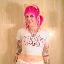 messyhot: English Raver Girl Candi Slimed for Her First Time