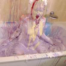messyhot: English Raver Girl Candi Slimed for Her First Time