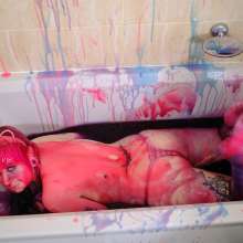 messyhot: English Raver Girl Candi Slimed for Her First Time