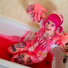 messyhot: English Raver Girl Candi Slimed for Her First Time