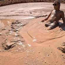 TannerQS: Mud Irl livestreamer gets stuck in quicksand.