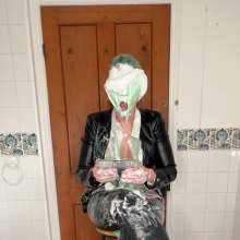 ErinMoore: Gunged in Leather on Gameshow