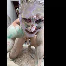 MessyGuys: Hot Hunk Cakes Himself and Covers in Creamy Mess