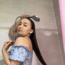 007buddy: Long Hair Amelia Showers