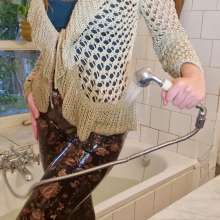 eileenvogel: W478 Eileen in knitted shirt wetlook