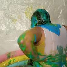 Hikari-Studio-Wam: Lots of Slime Mess in the Pool