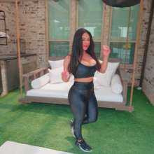 WetlookFashion: Maria Is Sporty, Wet and Shiny