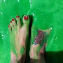 Thefetishgirl: Messy Feet