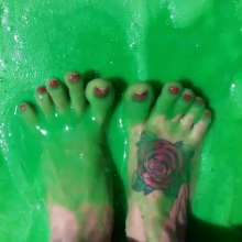 Thefetishgirl: Messy Feet