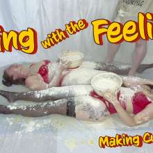 April Feelix: Messy Threesome!  Baking with the Feelixes Feat Courtney Pose