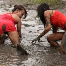 dlodoski: "Not the Mud!," May and Abbie--Photos
