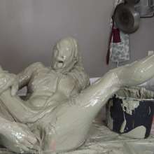 Jayce: Muddy Suck, Fuck, Dildo's+Butt Plug-Fill All Holes!