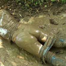 custardcouple: Mud Fun In The Woods