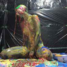 VioletVixen: Paint Slave 4 U--Extreme WAM--Paint in Pussy