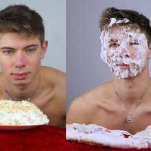 Cutiepied-production: Pierrot 6 : Face Pushed into Pies