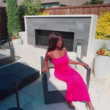 WetlookFashion: Portia's Wetlook Premiere Wearing a Sexy Pink Dress
