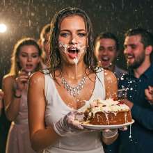Sleazoid44: Cake Fight!