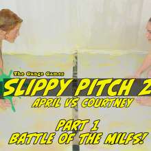 April Feelix: Slippy Pitch!  Battle of the Milfs