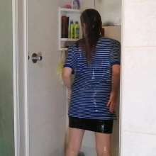 Thefetishgirl: Soaking Wet Polo Shirt