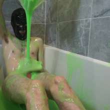 JustinGetsMessy: Spiderman Gets Gunged and Cums