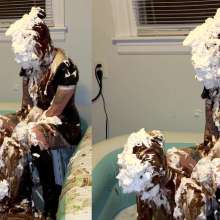 Slime Genesis: The Maid Gets Messy Revenge on a Staff Member!