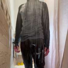 Chav Boy Messy Mark: Tight Nike Trackies and Trainers in the Shower