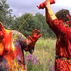 FOXY: Crazy duo covered paint