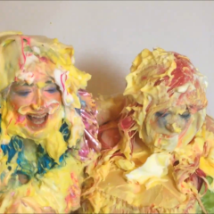 CandyCustard: Candy and Maria pie each other as clowns!