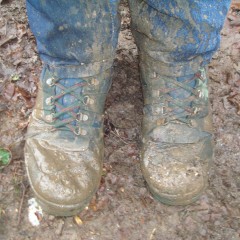 wetmart2240: Muddy walk with deep puddles