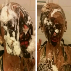 Pleasantlypied: First-ever pie session with my beautiful girlfriend (Sorry no clean pic)