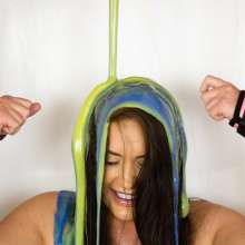 CandyCustard: Hi-Res Pic set of Emma Green gunged in jeans