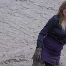 LisaMoomin: Satin Muddy Boat Slip With Megan!