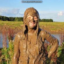 DungeonMasterOne: Mud!  Felicity and Rosemary throw themselves into the mud in sportswear!